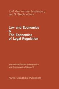 bokomslag Law and Economics and the Economics of Legal Regulation