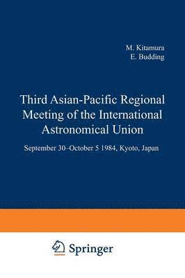 bokomslag Third Asian-Pacific Regional Meeting of the International Astronomical Union