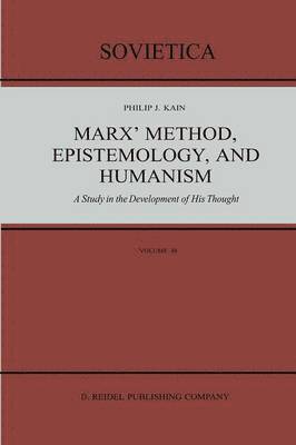bokomslag Marx' Method, Epistemology, and Humanism