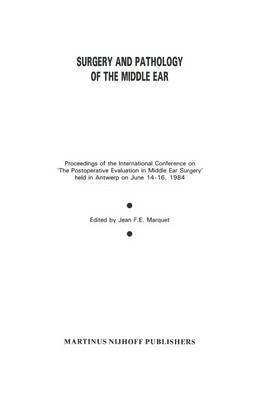 bokomslag Surgery and Pathology of the Middle Ear