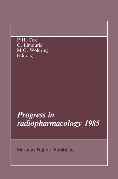P.H. Cox, G. Limouris, M.G. Woldring - Progress in Radiopharmacology 1985, Häftad