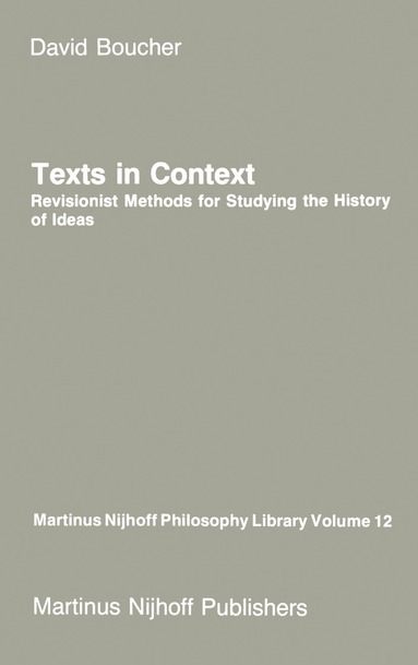 David Boucher - Texts in Context, Häftad