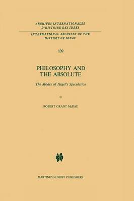 bokomslag Philosophy and the Absolute