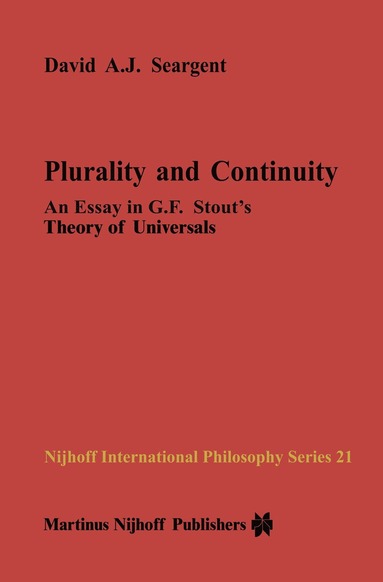 bokomslag Plurality and Continuity