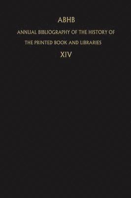 ABHB Annual Bibliography of the History of the Printed Book and Libraries 1