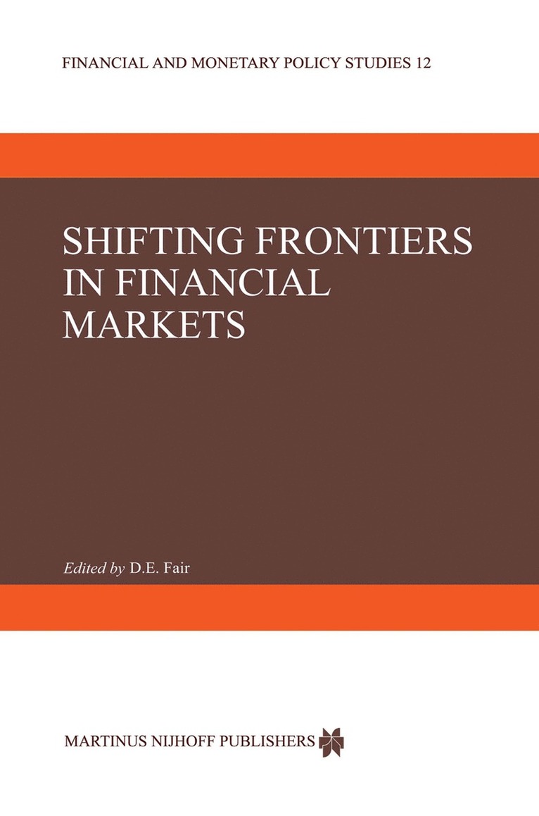 Shifting Frontiers in Financial Markets