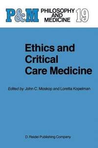 bokomslag Ethics and Critical Care Medicine