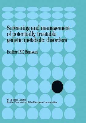 bokomslag Screening and management of potentially treatable genetic metabolic disorders