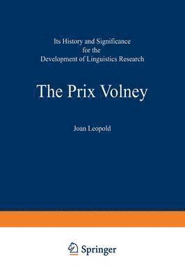 The Prix Volney: Its History and Significance for the Development of Linguistics Research 1