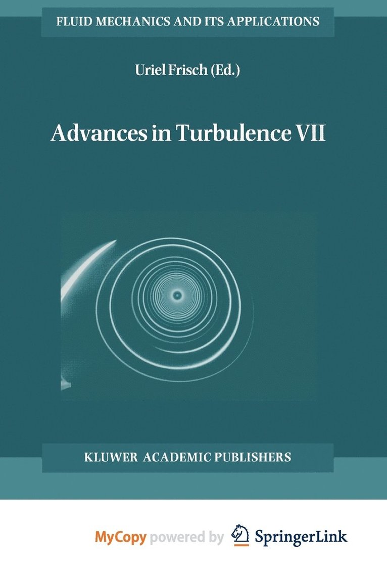 Advances In Turbulence Vii 1