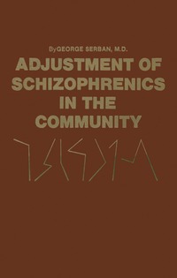 bokomslag Adjustment of Schizophrenics in the Community