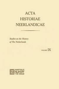 bokomslag Acta Historiae Neerlandicae IX