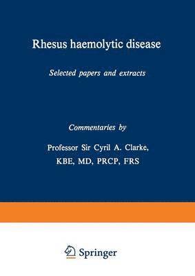 bokomslag Rhesus haemolytic disease