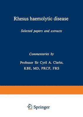 bokomslag Rhesus haemolytic disease