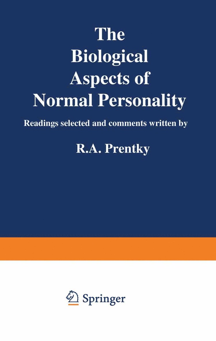 Robert Alan Prentky - Biological Aspects of Normal Personality, Häftad