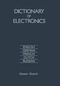 bokomslag Dictionary of Electronics