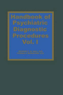 bokomslag Handbook of Psychiatric Diagnostic Procedures Vol. I