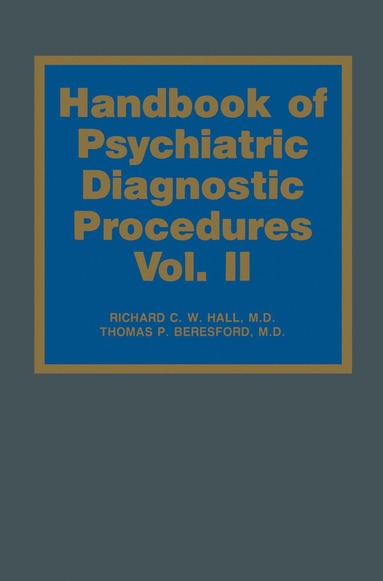 bokomslag Handbook of Psychiatric Diagnostic Procedures