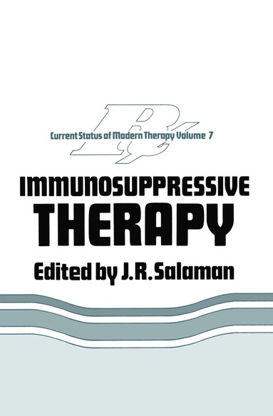 bokomslag Immunosuppressive Therapy