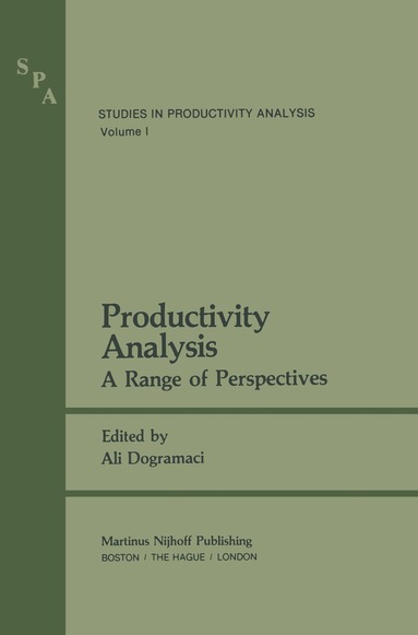 Ali Dogramaci - Productivity Analysis, Häftad