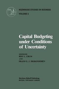 bokomslag Capital Budgeting Under Conditions of Uncertainty