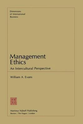 W.A. Evans, W. a. Evans, W. A. Evans - Management Ethics, Häftad