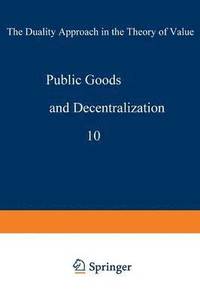 bokomslag Public goods and decentralization