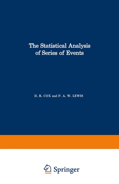 David R. Cox - Statistical Analysis of Series of Events, Häftad