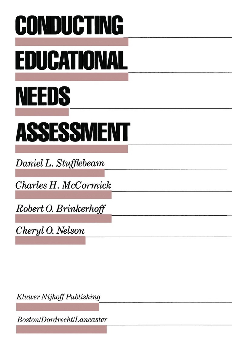 Conducting Educational Needs Assessments 1