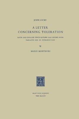 bokomslag Letter Concerning Toleration