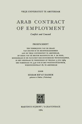 bokomslag Arab Contract of Employment