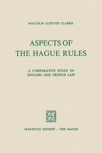 bokomslag Aspects of the Hague Rules