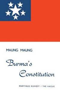 bokomslag Burmas Constitution