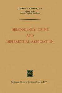 bokomslag Delinquency, Crime and Differential Association