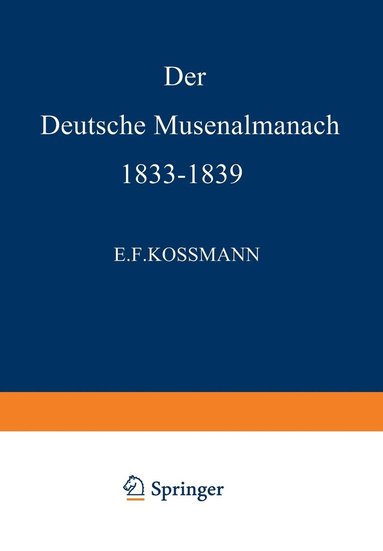 bokomslag Der Deutsche Musenalmanach 18331839