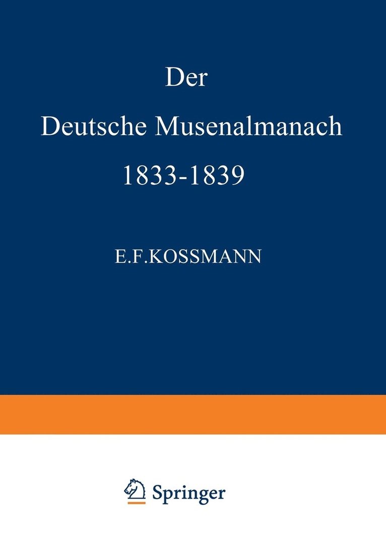 Der Deutsche Musenalmanach 18331839 1