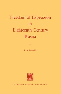 bokomslag Freedom of Expression in Eighteenth Century Russia