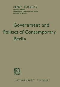 bokomslag Government and Politics of Contemporary Berlin