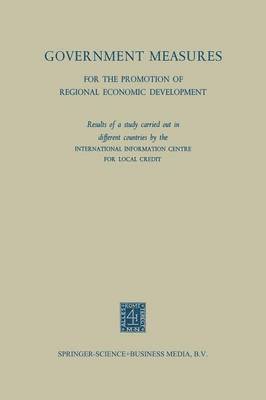 Government Measures for the Promotion of Regional Economic Development 1