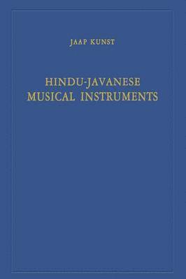 bokomslag Hindu-Javanese Musical Instruments