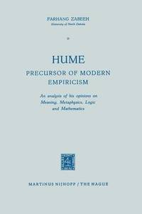 bokomslag Hume Precursor of Modern Empiricism