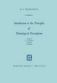 bokomslag Introduction to the Principles of Phonological Descriptions