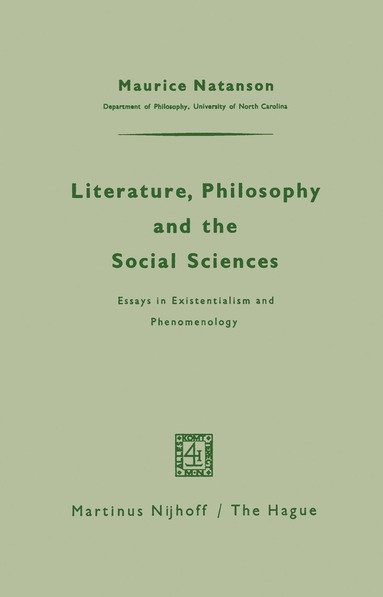 bokomslag Literature, Philosophy, and the Social Sciences
