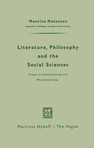 bokomslag Literature, Philosophy, and the Social Sciences