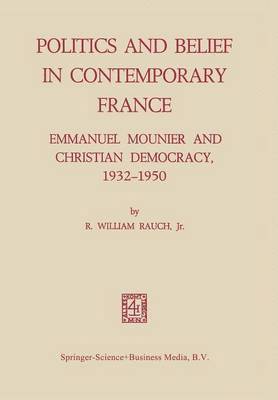 Politics and Belief in Contemporary France 1