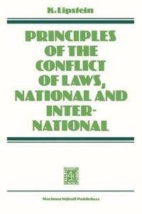 bokomslag Principles of the Conflict of Laws National and International