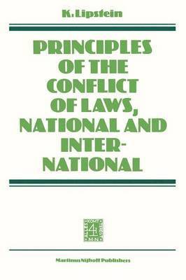 bokomslag Principles of the Conflict of Laws National and International