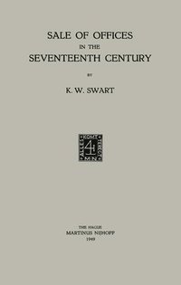 bokomslag Sale of Offices in the Seventeenth Century