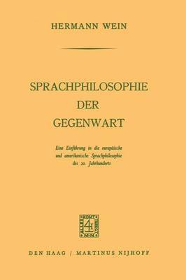 Sprachphilosophie der Gegenwart 1