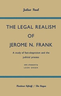 bokomslag Legal Realism of Jerome N. Frank